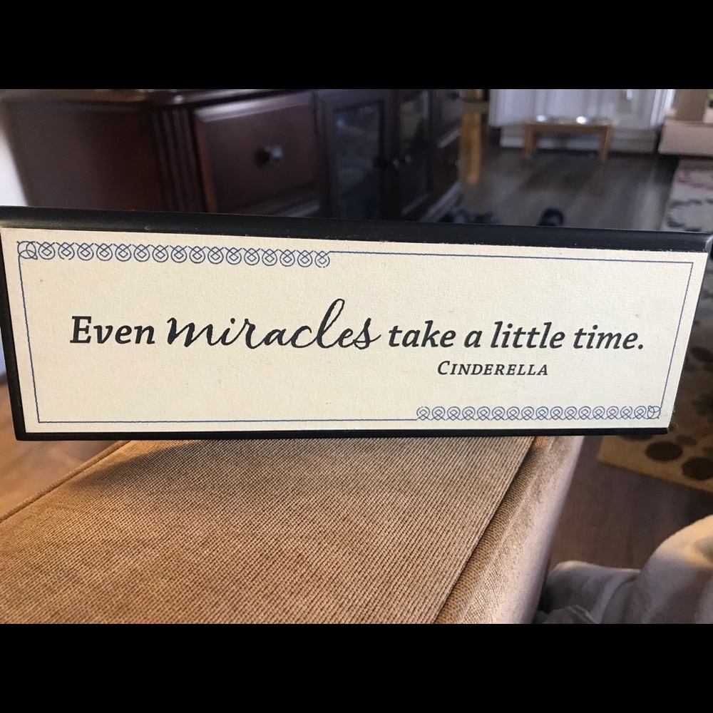 Disney Cinderella quote plaque